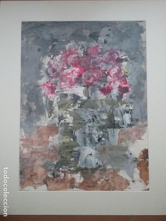 Arte: Jarr&oacute;n con flores - Foto 1