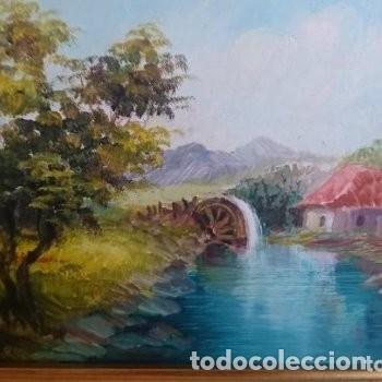 Arte: &Oacute;LEO SOBRE TABLA JUAN VI&Ntilde;AS - Foto 2
