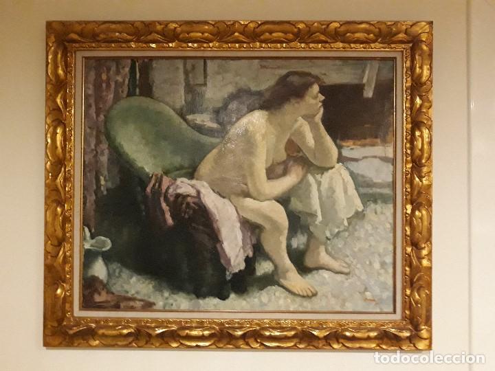 Arte: Francesc Serra Castellet, Joven Desnuda. - Foto 1