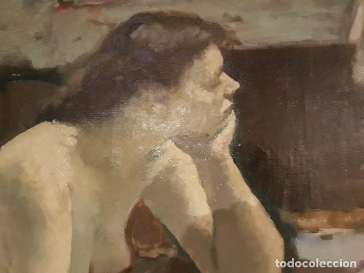 Arte: Francesc Serra Castellet, Joven Desnuda. - Foto 2