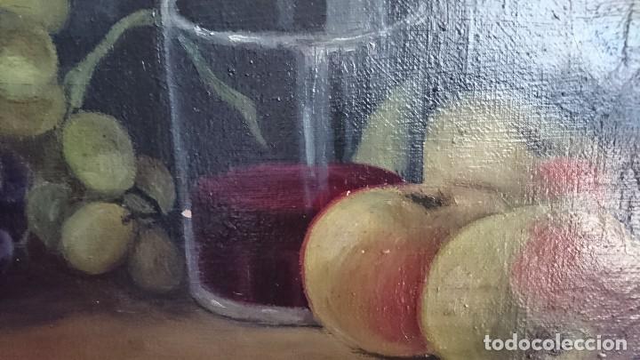 Arte: BODEG&Oacute;N &Oacute;LEO SOBRE LIENZO SIGLO XX - Foto 2