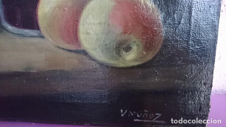 Arte: BODEG&Oacute;N &Oacute;LEO SOBRE LIENZO SIGLO XX - Foto 4