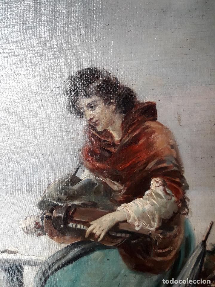 Arte: Oleo sobre lienzo costumbrista - Foto 3