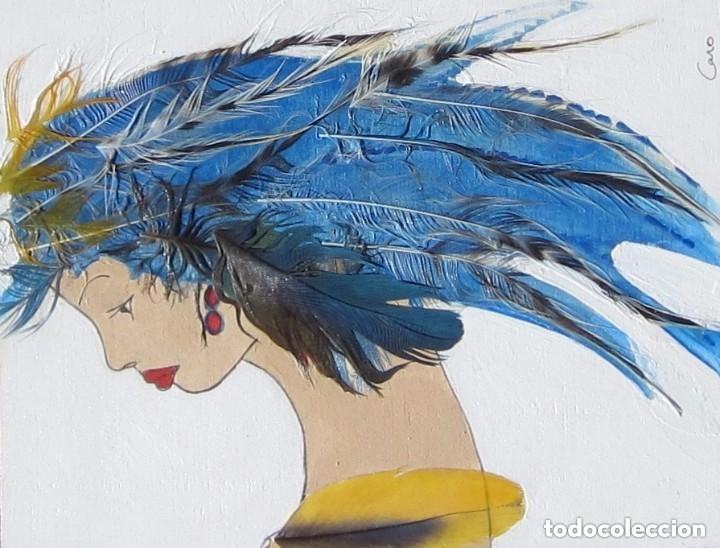 Arte: Pintura sobre tabla madera - Foto 1