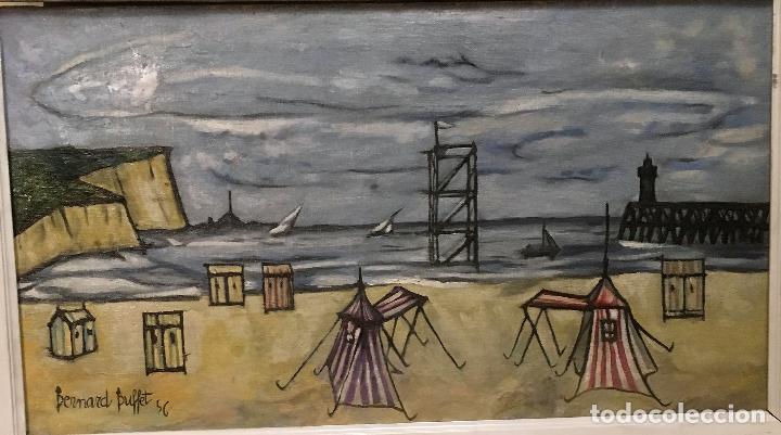 Arte: Copia del cuadro de Bernard Buffet: La Playa - Foto 2