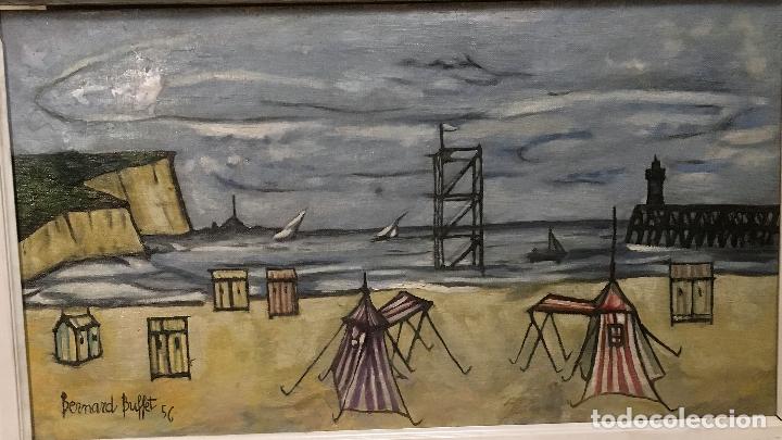 Arte: Copia del cuadro de Bernard Buffet: La Playa - Foto 5