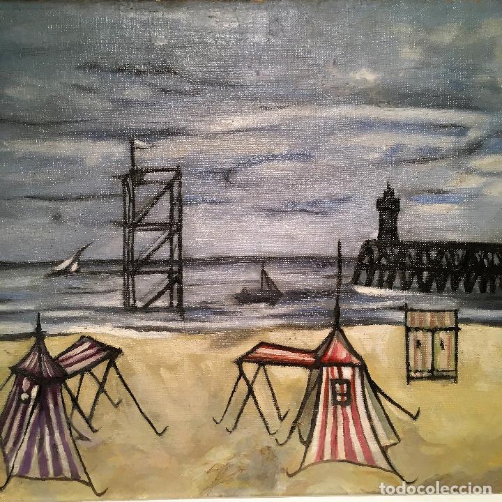 Arte: Copia del cuadro de Bernard Buffet: La Playa - Foto 7