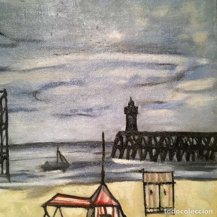 Arte: Copia del cuadro de Bernard Buffet: La Playa - Foto 12