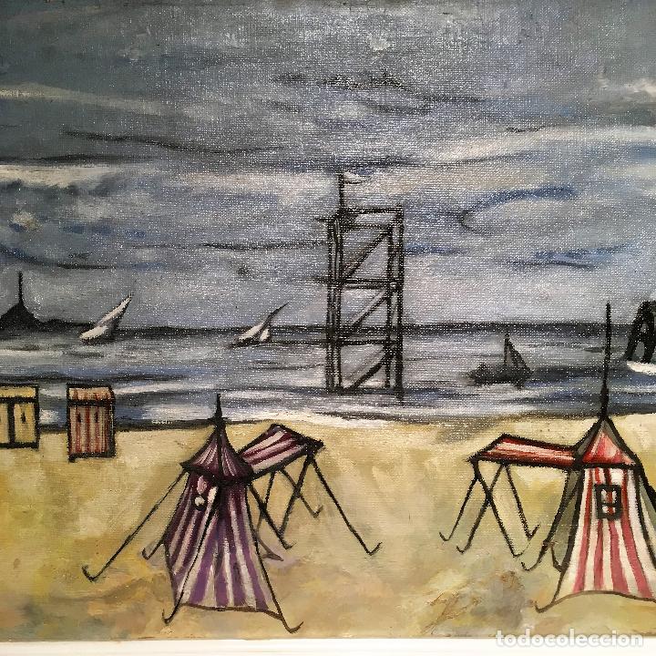 Arte: Copia del cuadro de Bernard Buffet: La Playa - Foto 13