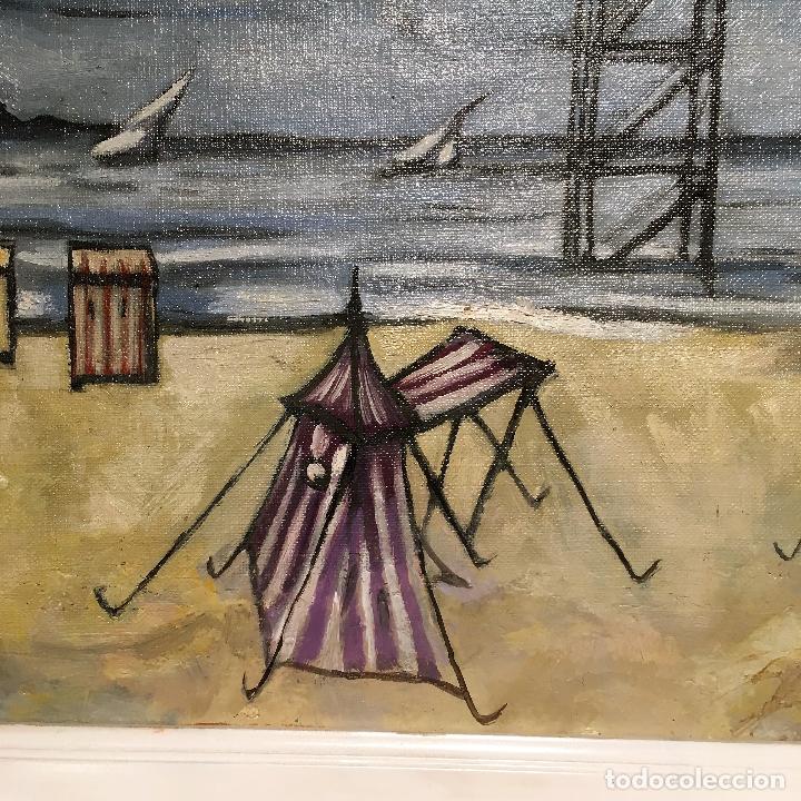 Arte: Copia del cuadro de Bernard Buffet: La Playa - Foto 15