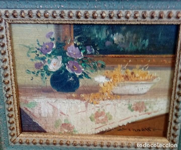 Arte: Escuela espa&ntilde;ola Floreri y uvas - Foto 1