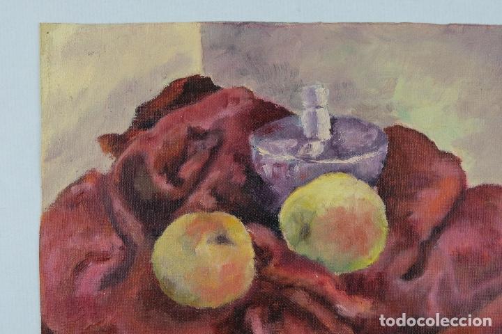 Arte: &Oacute;leo sobre lienzo Bodeg&oacute;n 1945 - Foto 3