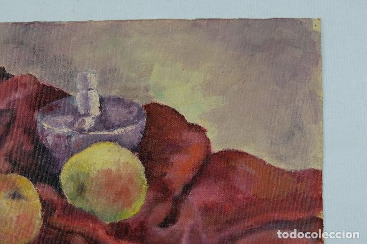 Arte: &Oacute;leo sobre lienzo Bodeg&oacute;n 1945 - Foto 4