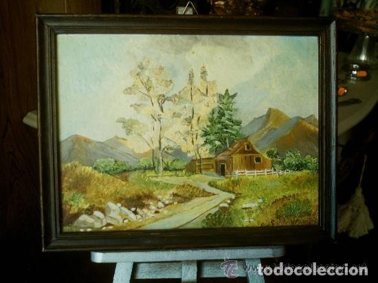 Arte: CUADRO AL &Oacute;LEO CON CABALLETE - Foto 3