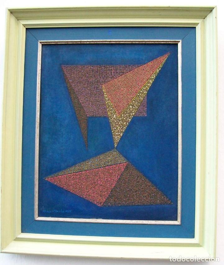 Arte: MADE WIANTA : IMPORTANTE ARTISTA INDONESIO NACIDO EN TABANAN , BALI 1949. obra 1982 t/mixta