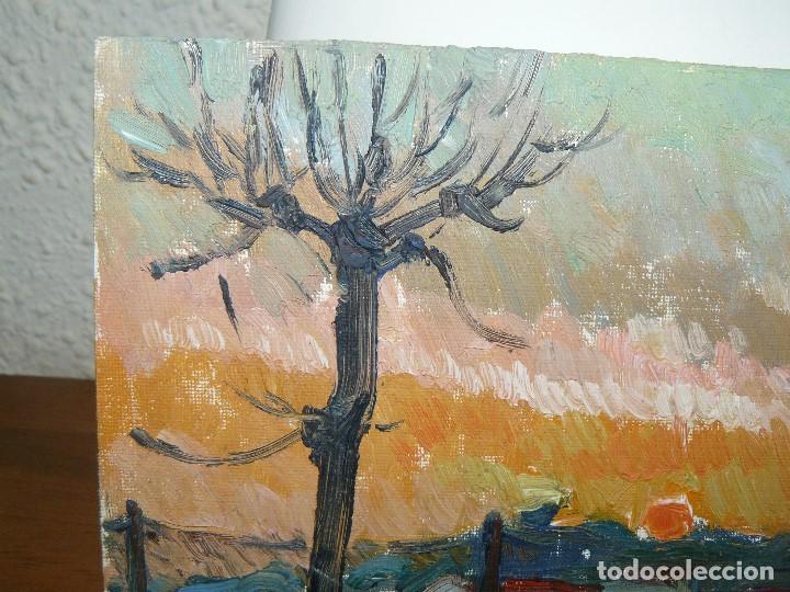 Arte: OLEO SOBRE TABLEX - AN&Oacute;NIMO - CREPUSCULO - Foto 2