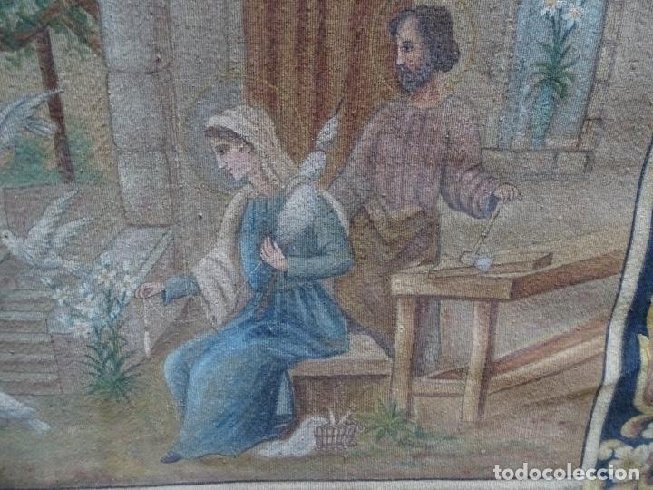 Arte: Gran &Oacute;leo sobre tapiz.anonimo. - Foto 4