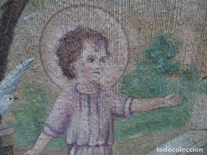 Arte: Gran &Oacute;leo sobre tapiz.anonimo. - Foto 7