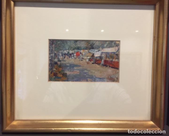 Arte: Roig Soler, Juan. Escena de mercado. - Foto 3