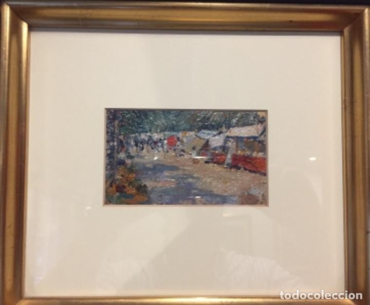 Arte: Roig Soler, Juan. Escena de mercado. - Foto 4