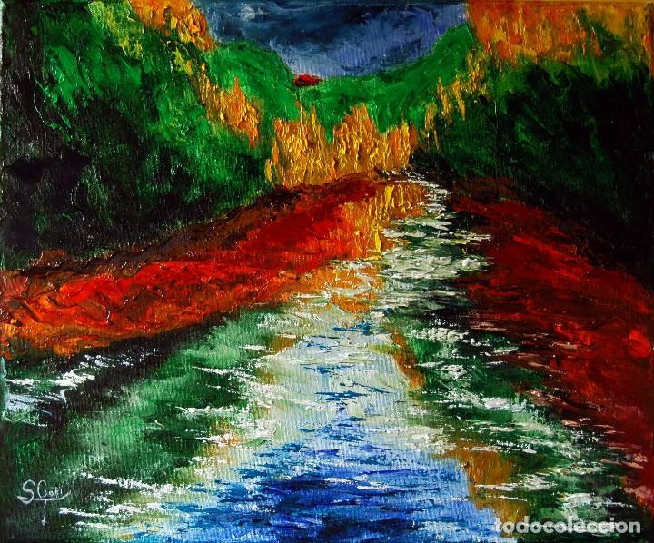 Arte: Oto&ntilde;o en el rio. - Foto 1