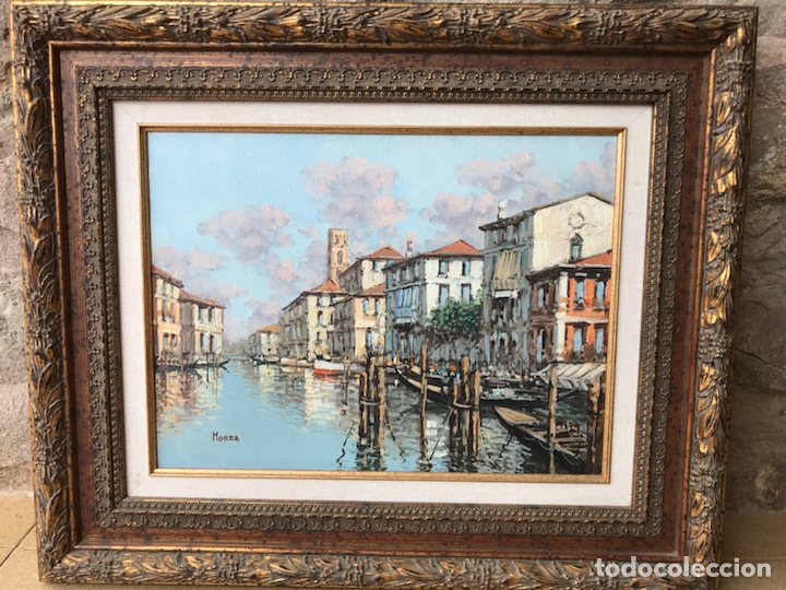 Arte: &Oacute;leo sobre lienzo paisaje - Foto 1