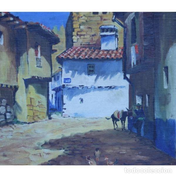 Arte: Antiguo cuadro &oacute;leo - Foto 2