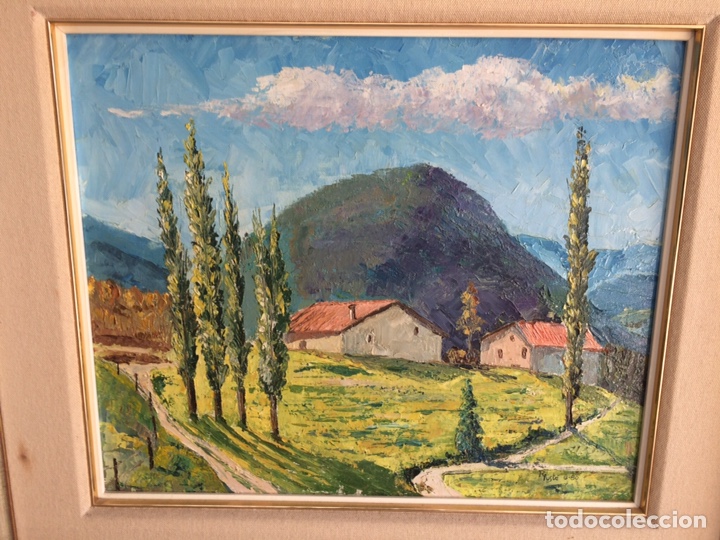 Arte: Ram&oacute;n Fust&eacute;, oleo en lienzo, 45x37 cm m&aacute;s marco