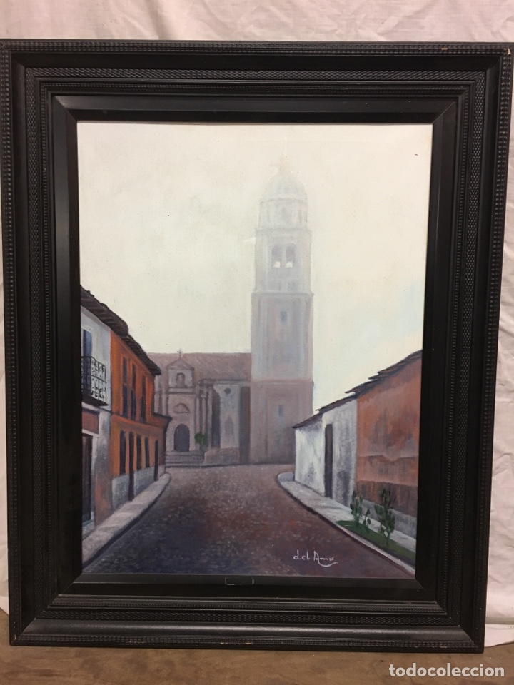 Kunst: &Oacute;leo sobre lienzo firmado del amo