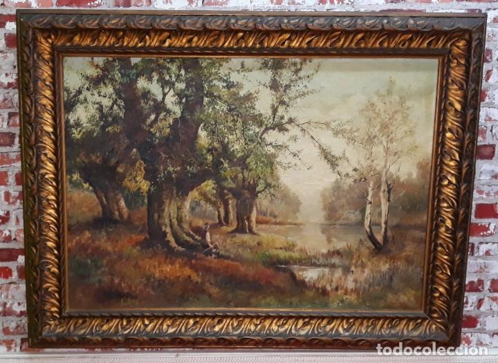 Arte: GRAN OLEO SOBRE LIENZO M. JUNOY 1921 - Foto 1