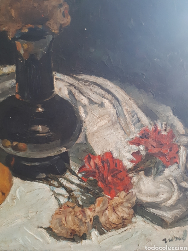 Arte: Bodeg&oacute;n oleo principios S. XX - Foto 4