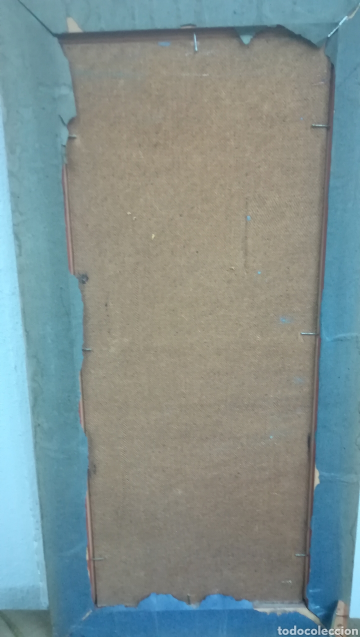 Arte: Antiguo &oacute;leo sobre table firmado - Foto 3