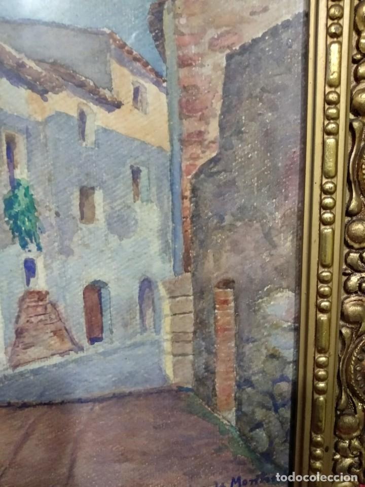 Arte: PUEBLO 1945. RIBAS RIUS ? - Foto 3
