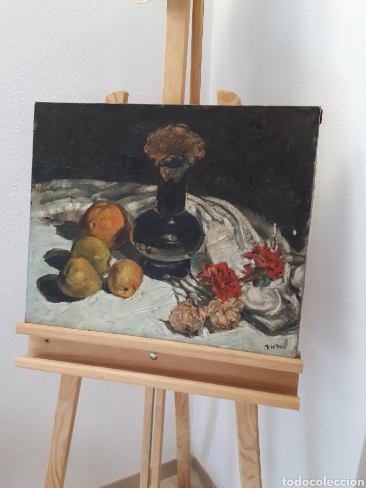 Arte: Bodeg&oacute;n oleo principios S. XX - Foto 1