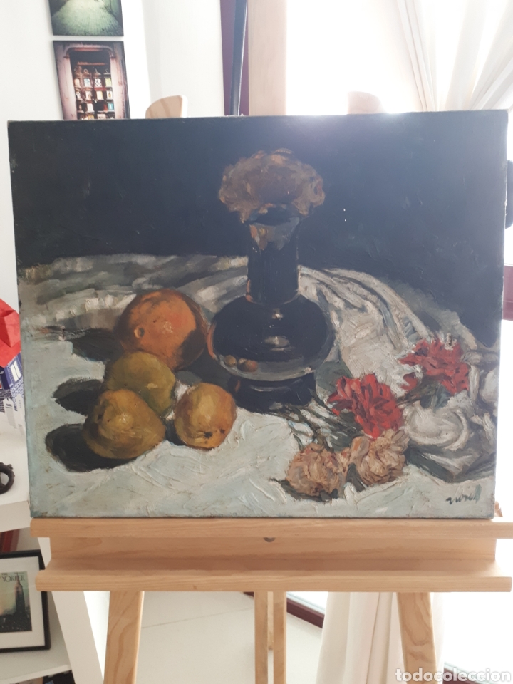 Arte: Bodeg&oacute;n oleo principios S. XX - Foto 2