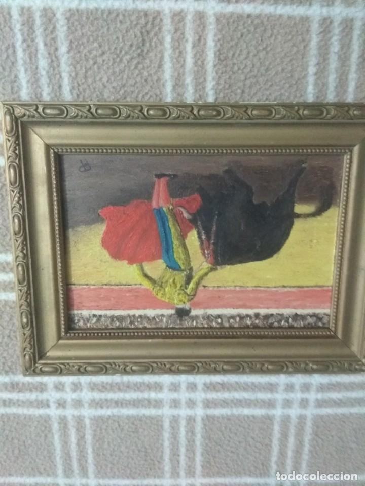 Arte: Tabla antigua firmada - Foto 1