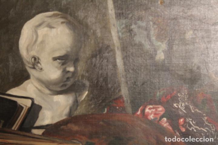 Arte: OLEO SOBRE LIENZO BODEGON BUSTO - Foto 4