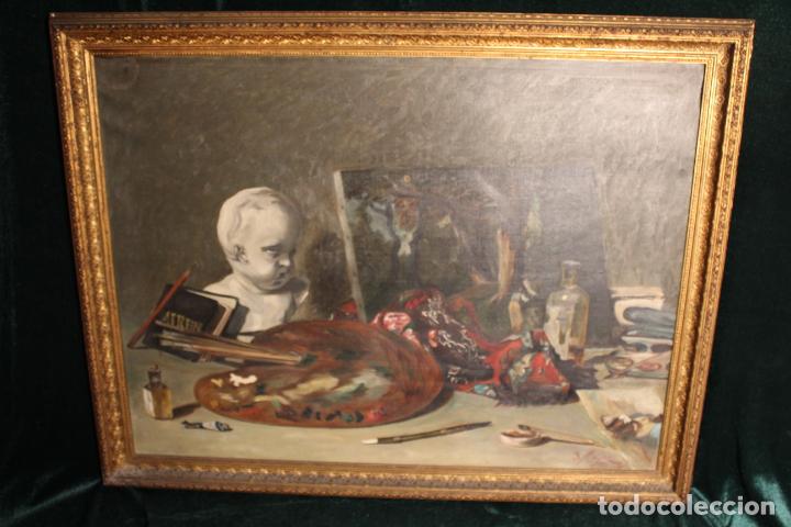 Arte: OLEO SOBRE LIENZO BODEGON BUSTO - Foto 12