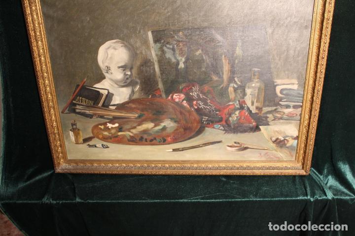 Arte: OLEO SOBRE LIENZO BODEGON BUSTO - Foto 14