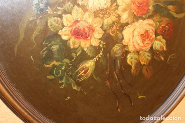 Arte: oleo sobre tablex florero oval - Foto 4