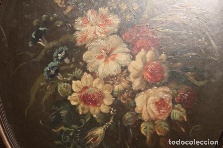 Arte: oleo sobre tablex florero oval - Foto 8