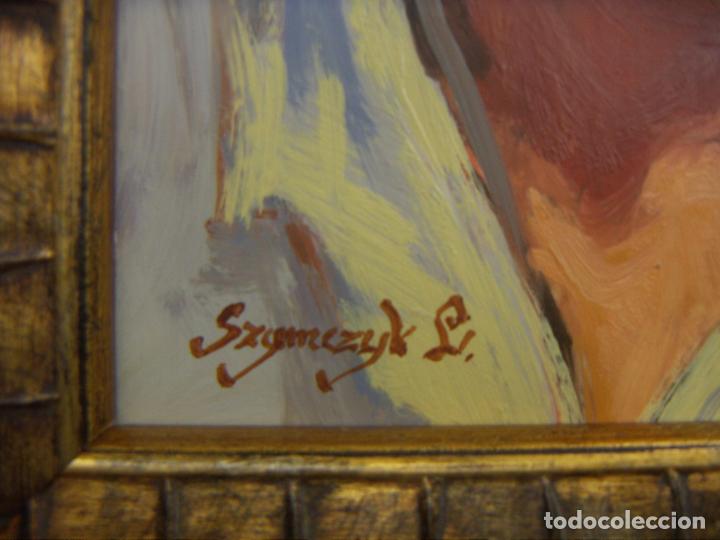 Arte: OLEO FIRMADO SZYMEZYK CON MARCO - Foto 5