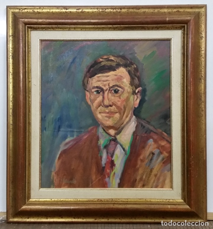 Arte: RETRATO - OLEO SOBRE TABLA - Foto 1