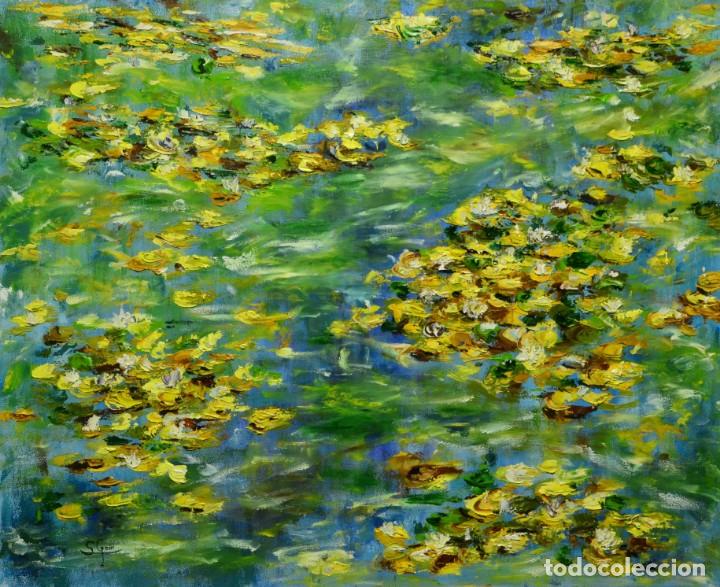 Arte: Nen&uacute;fares dorados. - Foto 1