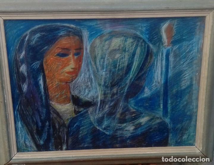 Arte: Vander Wayden Mujeres en azul. - Foto 1