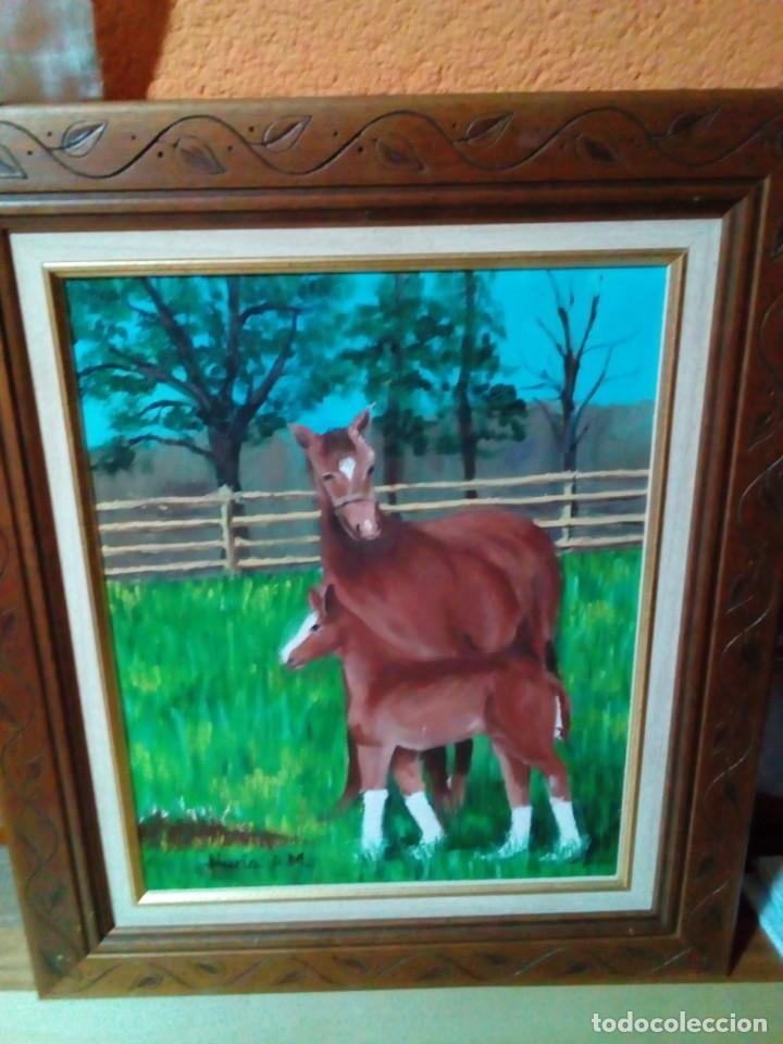 Arte: CUADRO CABALLOS 56X48 CM - Foto 1