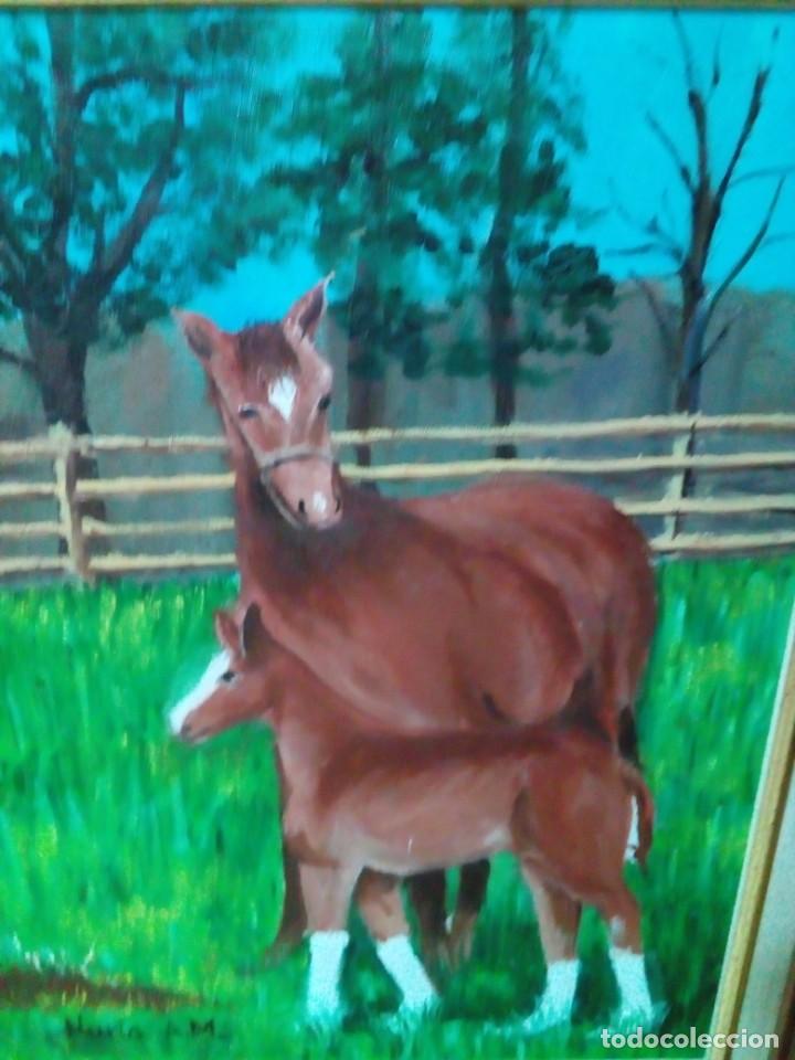 Arte: CUADRO CABALLOS 56X48 CM - Foto 2