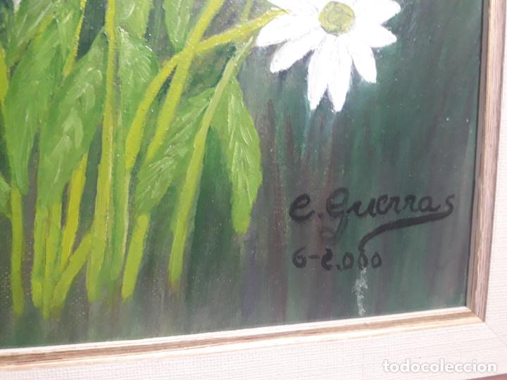 Arte: Oleo sobre lienzo flores - Foto 3