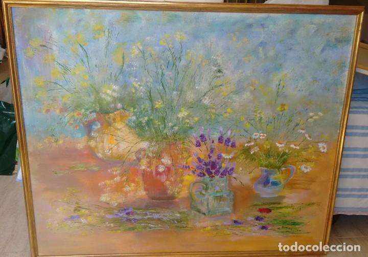 Arte: Bodeg&oacute;n r&uacute;stico con flores - Foto 1