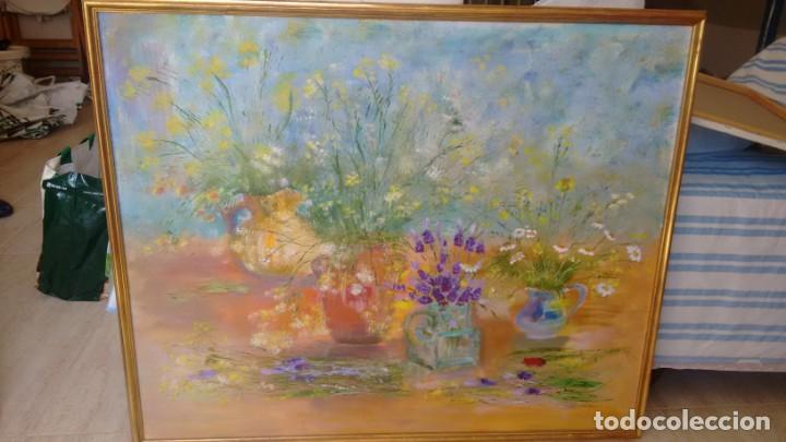 Arte: Bodeg&oacute;n r&uacute;stico con flores - Foto 2